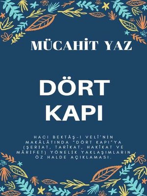 cover image of DÖRT KAPI